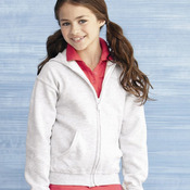 Heavy Blend Youth Full-Zip Hooded Sweatshirt