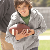 Eco Youth Full-Zip Hooded Sweatshirt